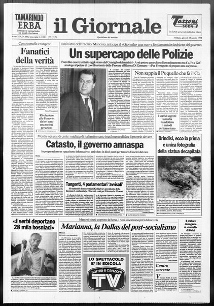 Il giornale : quotidiano del mattino